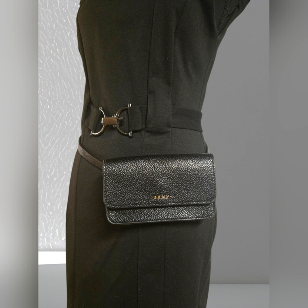 DKNY Black Belt Bag